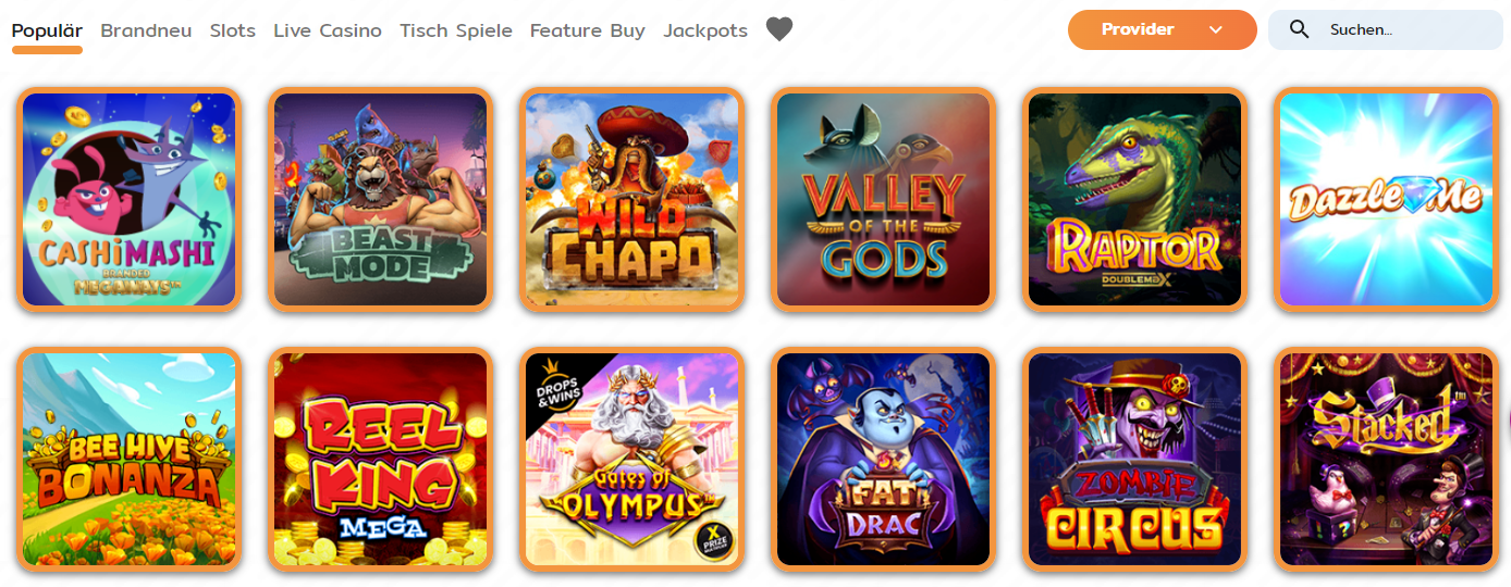 Spielen Sie in den besten Online-Casino CashiMashi in Deutschland um echtes Geld!