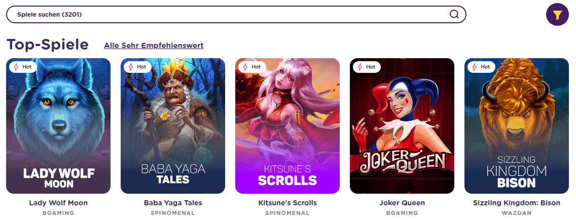Spielen Sie in den besten Online-Casino CasiQo in Deutschland um echtes Geld!