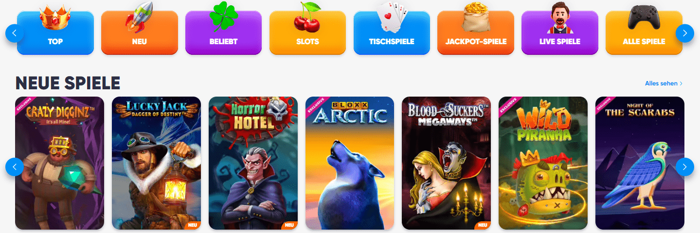 Die besten Online-Echtgeld-Casino Cazimbo in Deutschland mit den besten Aktionen und Boni!