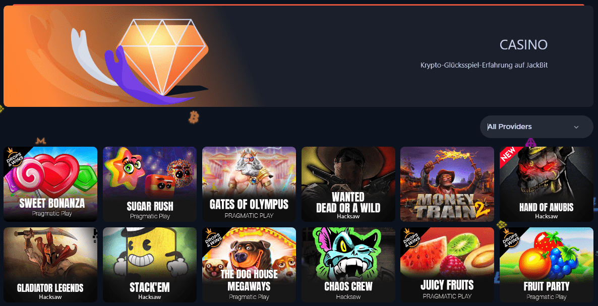 Spielen Sie in den besten Online-Casino Jackbit in Deutschland um echtes Geld!