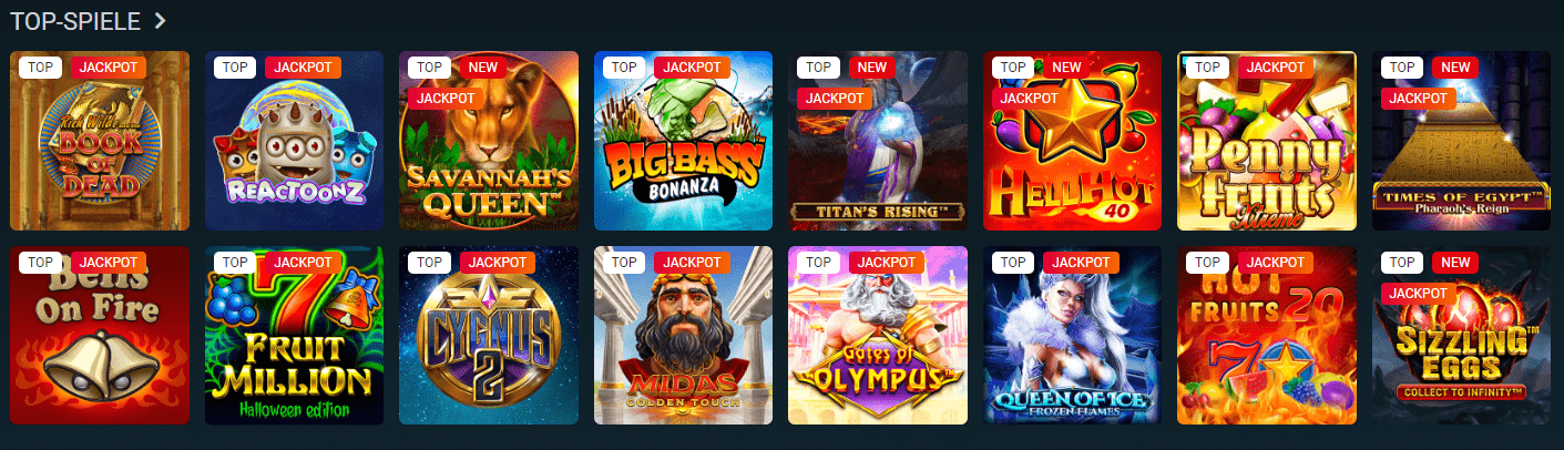 Spielen Sie in den besten Online-Casino Megaslot in Deutschland um echtes Geld!
