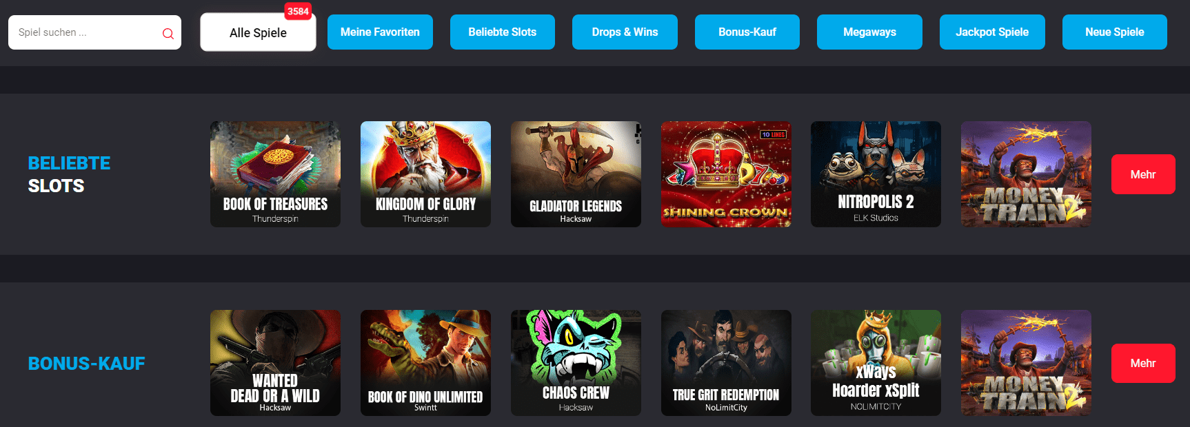 Spielen Sie in den besten Online-Casino MyStake in Deutschland um echtes Geld!