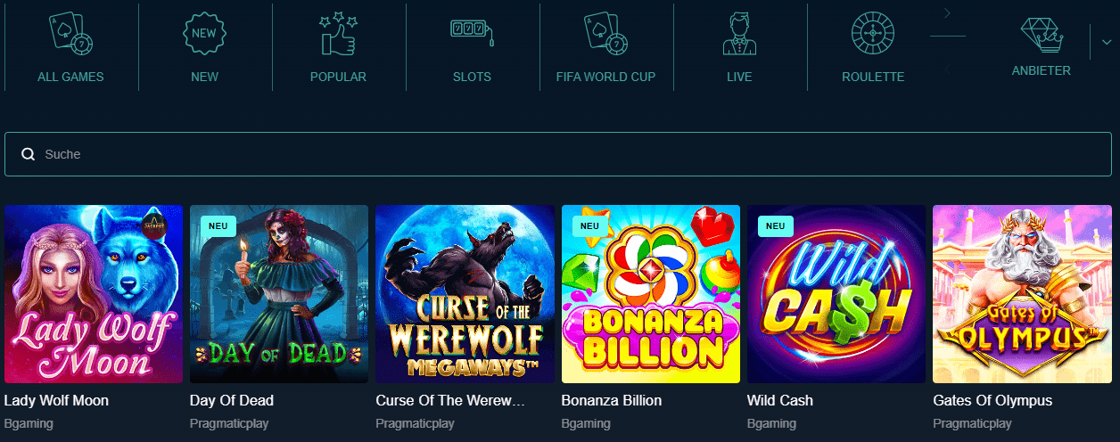 Spielen Sie in den besten Online-Casino Oshi in Deutschland um echtes Geld!