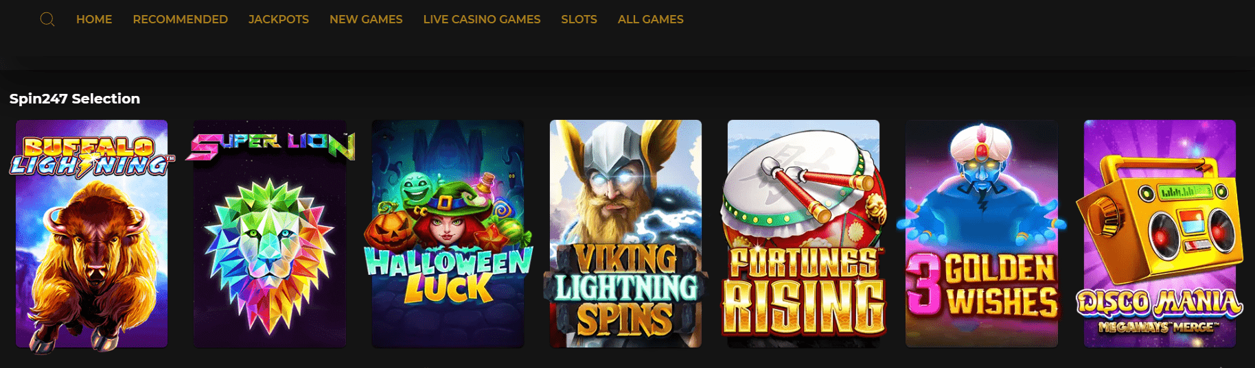 Spielen Sie in den besten Online-Casino Spin 247 in Deutschland um echtes Geld!