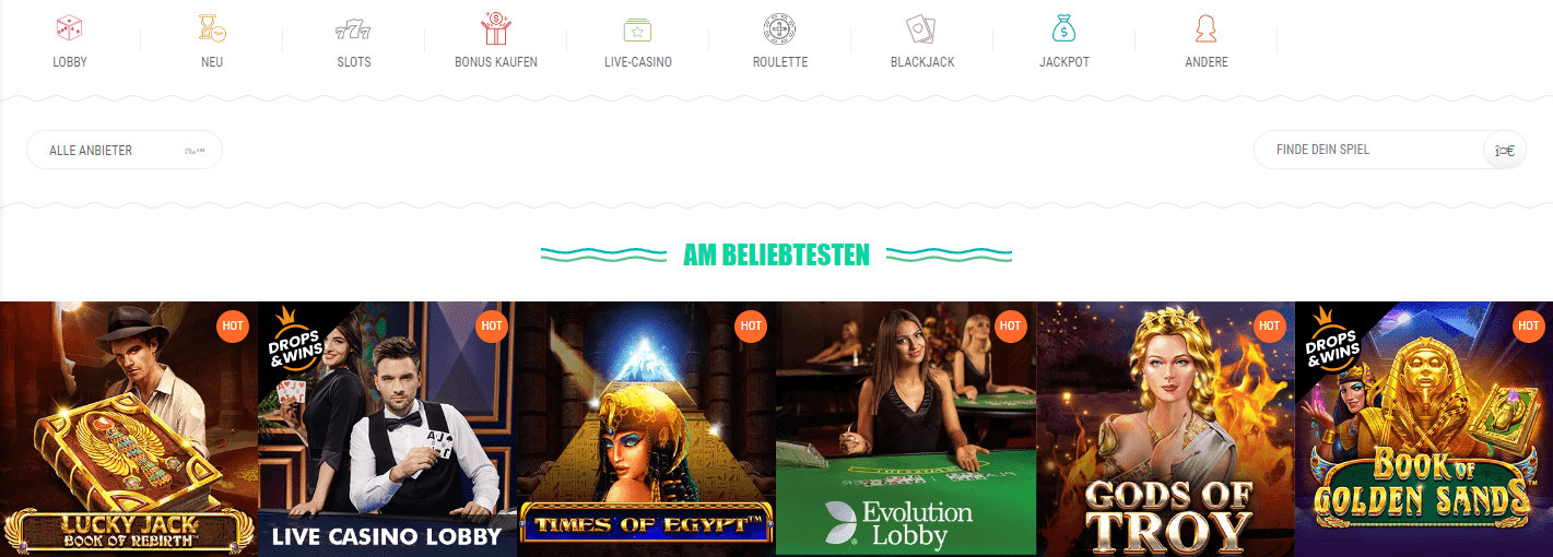 Spielen Sie in den besten Online-Casino Spinia in Deutschland um echtes Geld!