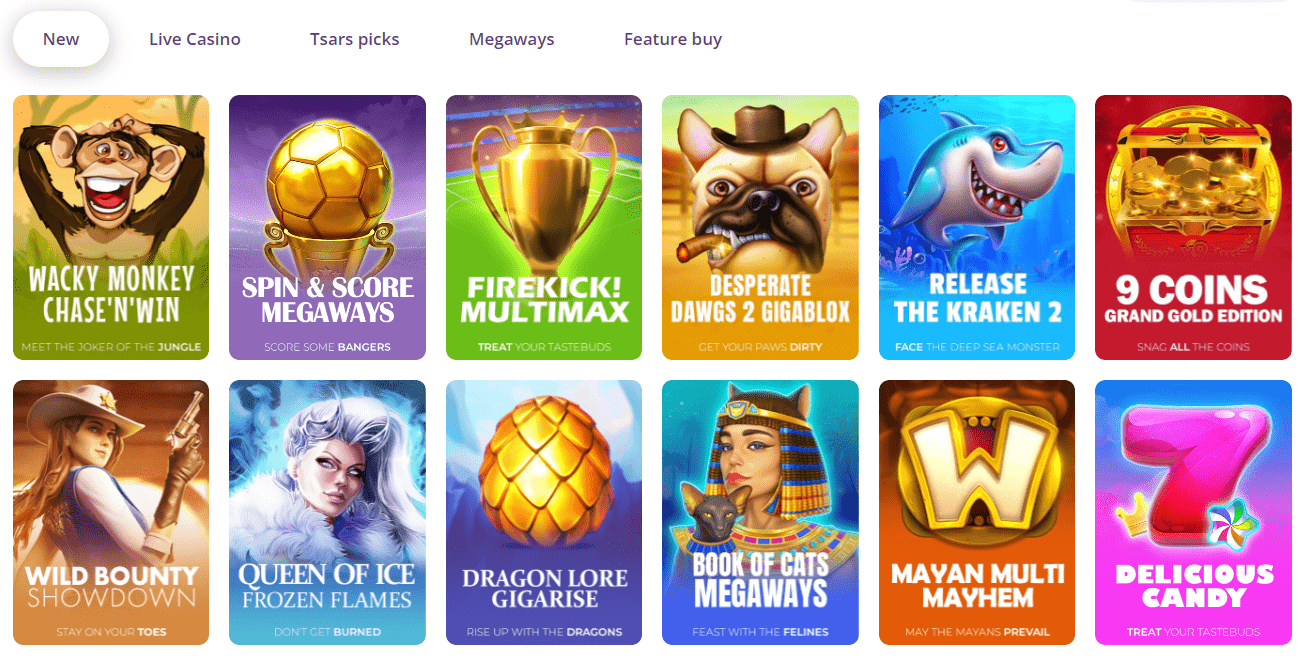 Spielen Sie in den besten Online-Casino Tsars in Deutschland um echtes Geld!